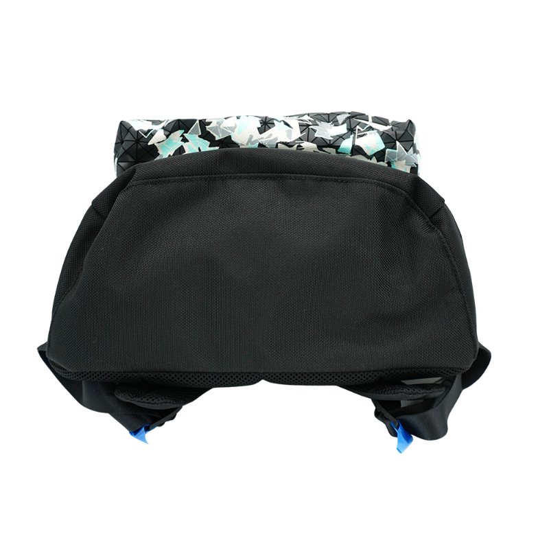 Issey Miyake Bao Bao 墨彩壓印方格後背包(白/淺藍)-3