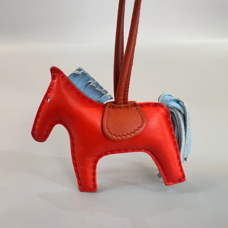 Hermes Rodeo 小馬仔 三拼色 淺藍鬃毛-0