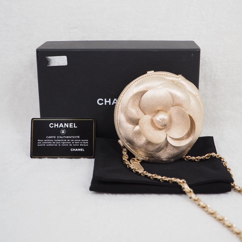 Chanel 金色山茶花小圓餅-14