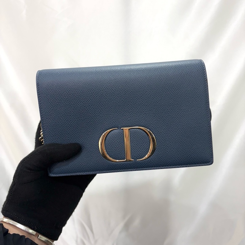 DIOR藍CD二合一掀蓋包-1