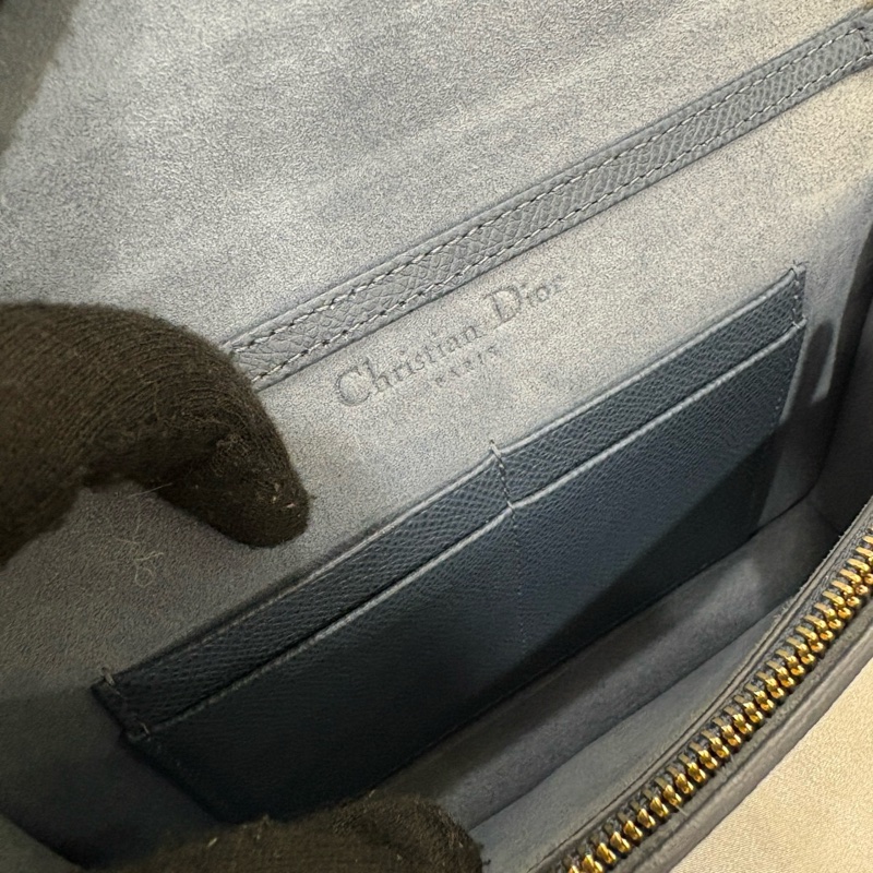 DIOR藍CD二合一掀蓋包-6