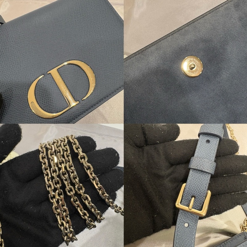 DIOR藍CD二合一掀蓋包-8