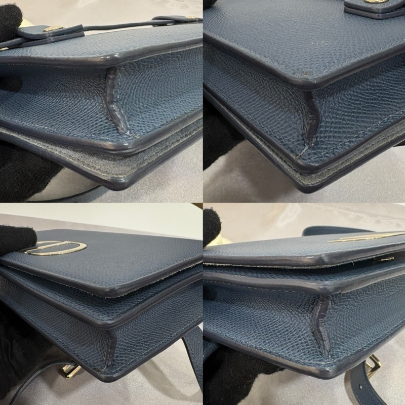 DIOR藍CD二合一掀蓋包-9