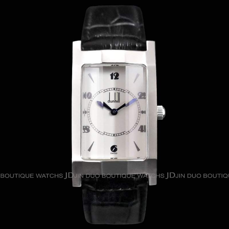 金鐸精品~W483 DUNHILL 登喜路經典三切面系列手動上鍊男用腕錶-0