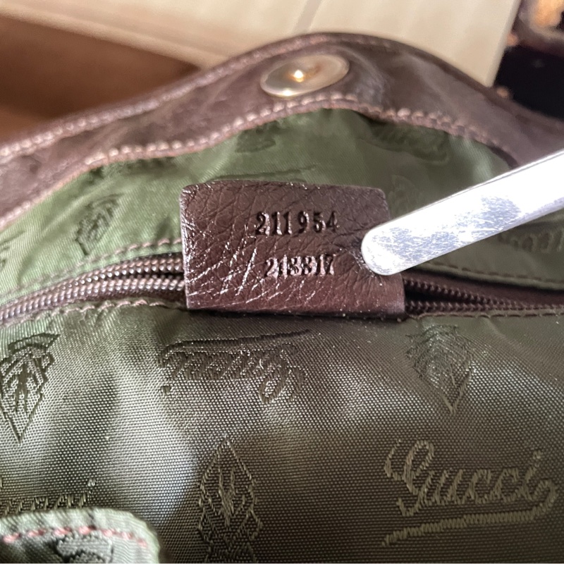 Gucci. 愛心小金人流蘇托特包-18