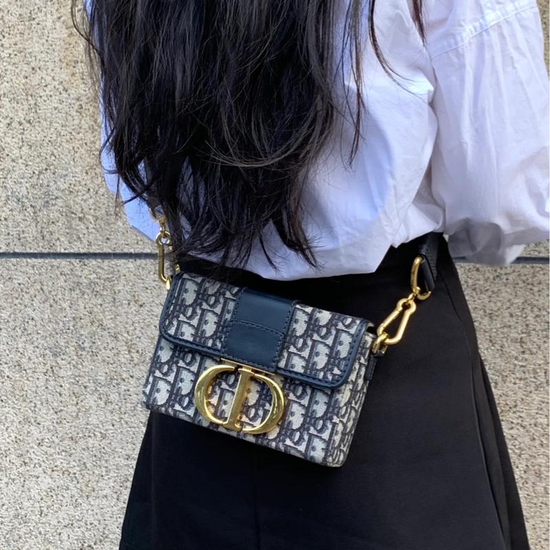 Dior Montaigne 30 mini box 芯片款閒置新🈶保卡 配件齊全✨-11