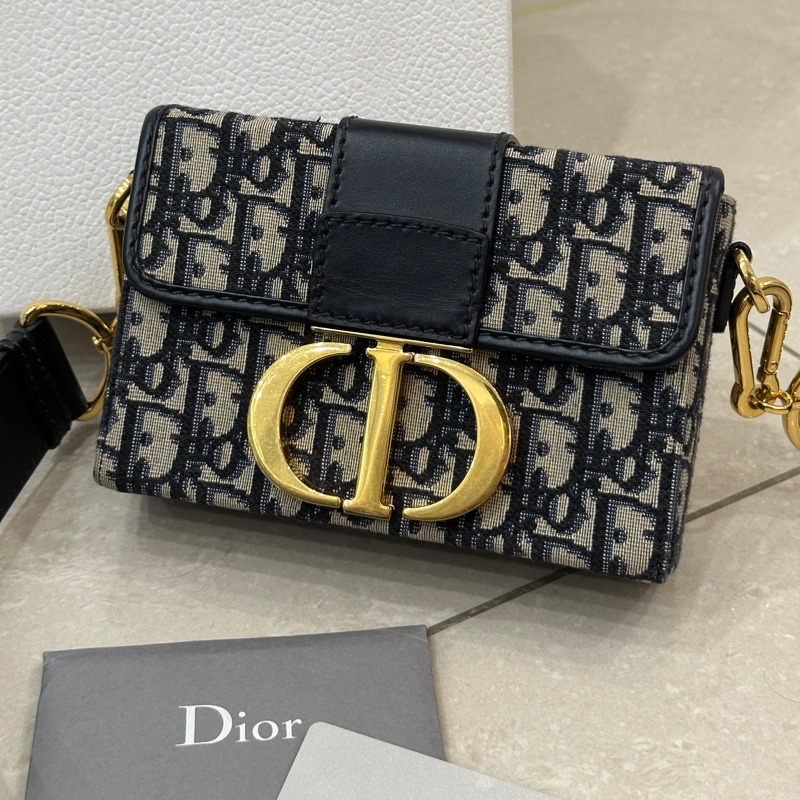 Dior Montaigne 30 mini box 芯片款閒置新🈶保卡 配件齊全✨-12