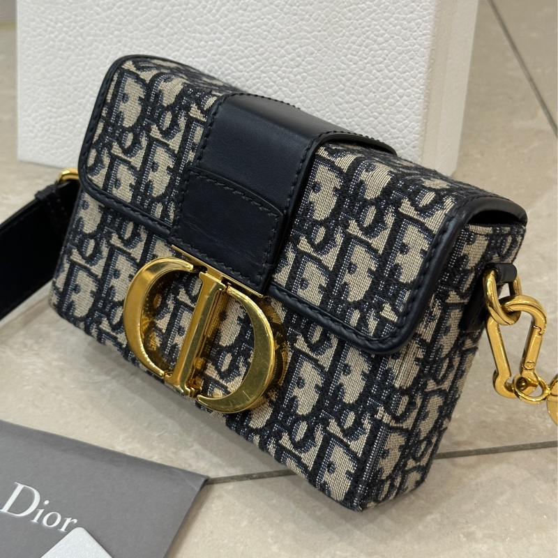 Dior Montaigne 30 mini box 芯片款閒置新🈶保卡 配件齊全✨-14
