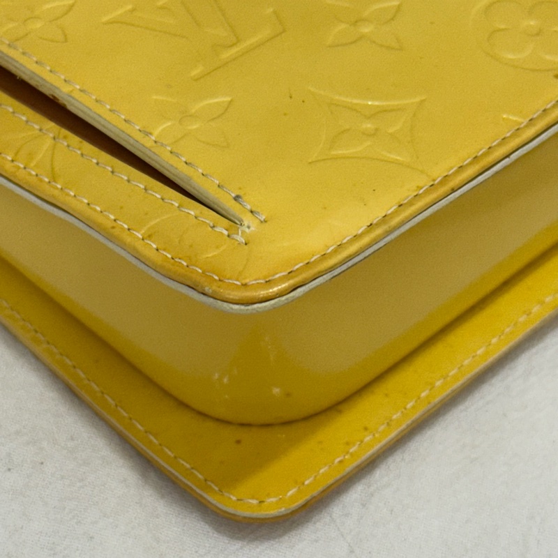 Louis Vuitton 單肩包 Vernis Motte M91059 檸檬黃色-6