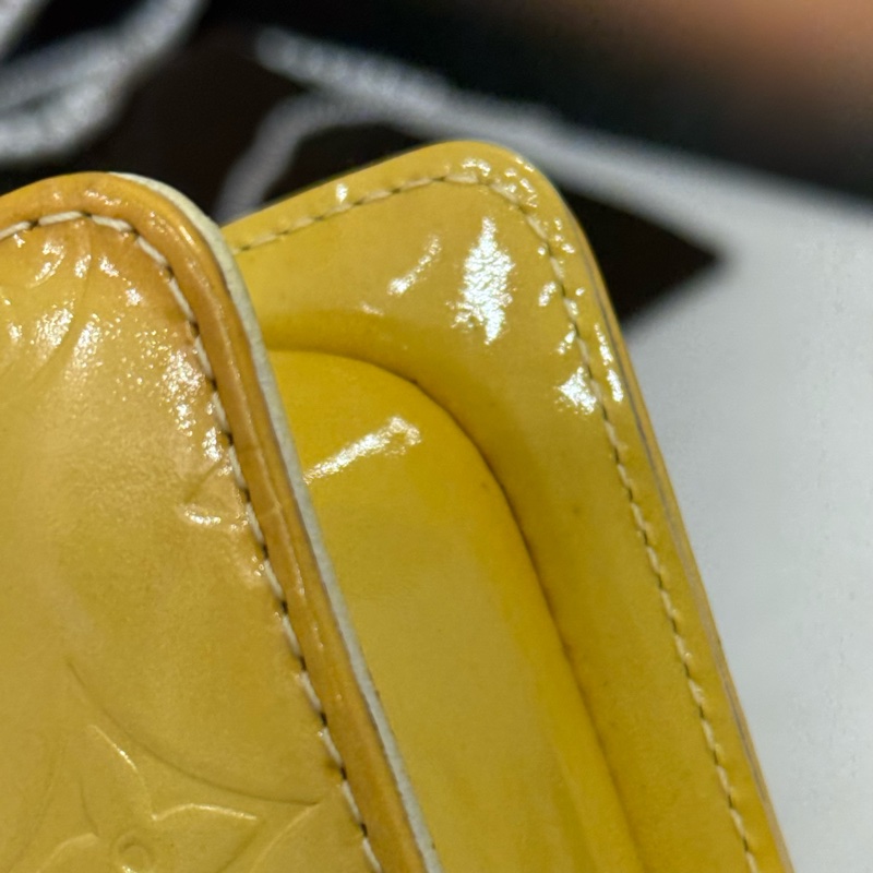 Louis Vuitton 單肩包 Vernis Motte M91059 檸檬黃色-31