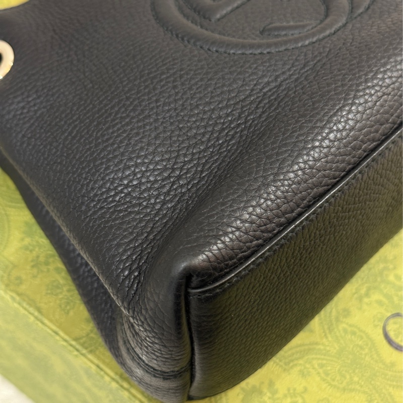 Gucci Soho流蘇荔枝牛皮鏈條斜挎包🈶台灣購證 全配🉑送禮 背帶🉑條 斜背/肩背/手提-18