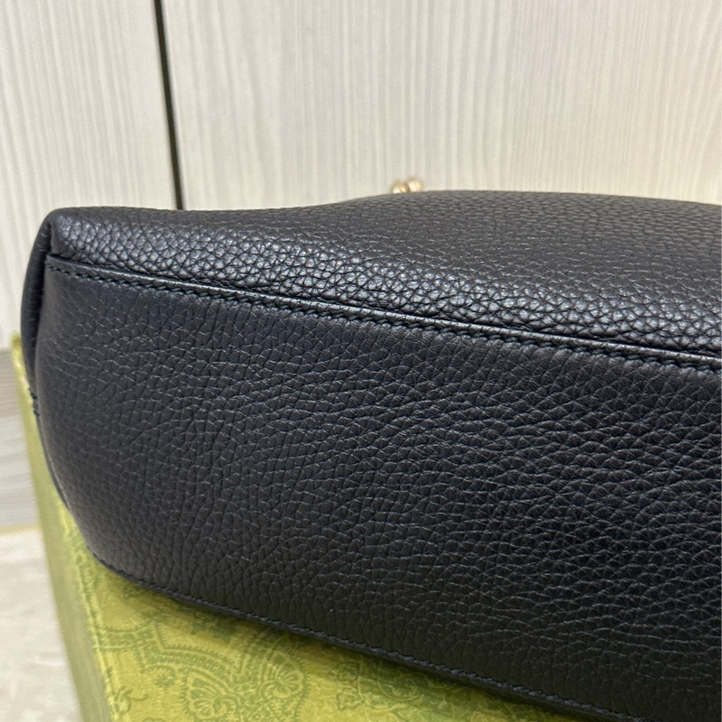 Gucci Soho流蘇荔枝牛皮鏈條斜挎包🈶台灣購證 全配🉑送禮 背帶🉑條 斜背/肩背/手提-26