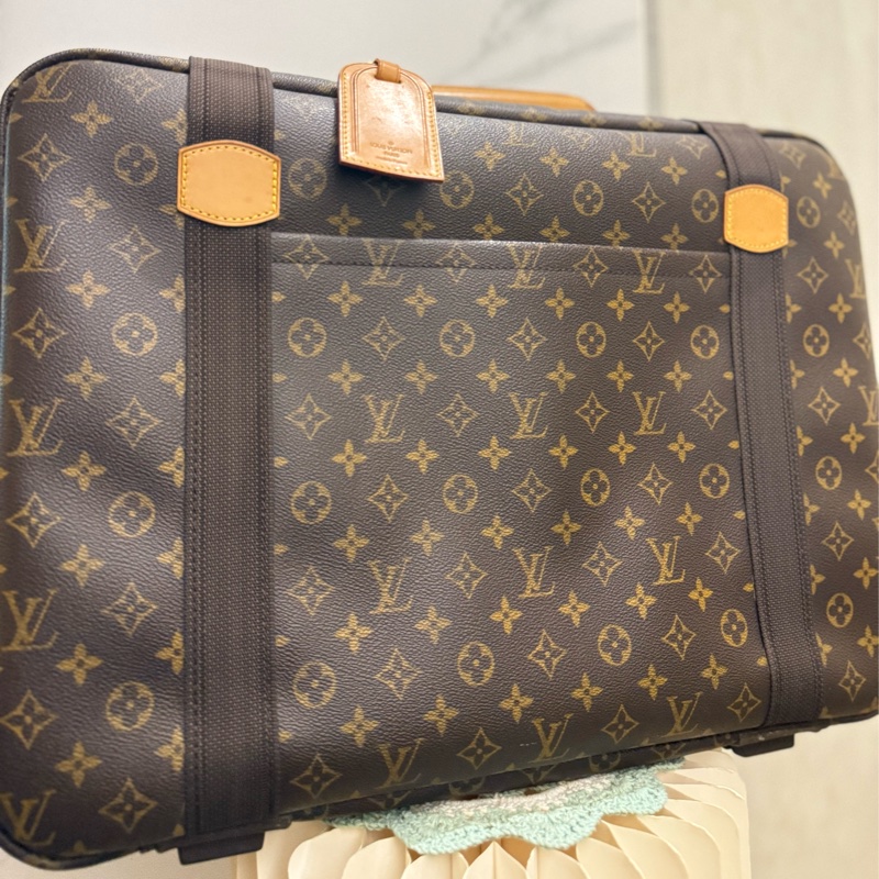 🌸 Louis Vuitton Sirius 老花旅行袋|復古控必收!LV老花-4
