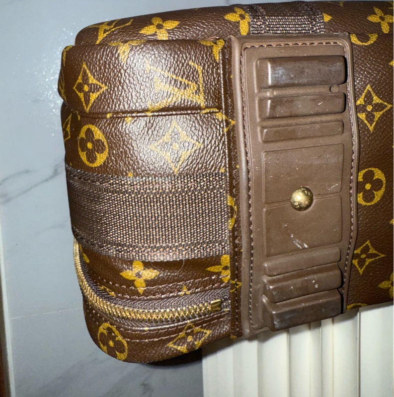 🌸 Louis Vuitton Sirius 老花旅行袋|復古控必收!LV老花-17