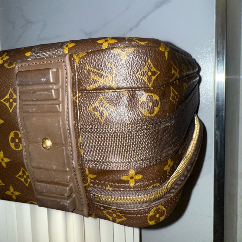 🌸 Louis Vuitton Sirius 老花旅行袋|復古控必收!LV老花-18
