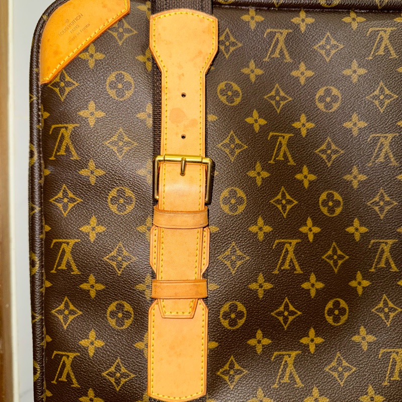 🌸 Louis Vuitton Sirius 老花旅行袋|復古控必收!LV老花-36