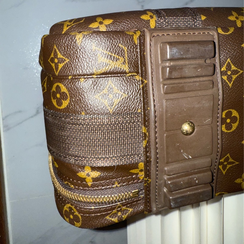 🌸 Louis Vuitton Sirius 老花旅行袋|復古控必收!LV老花-41