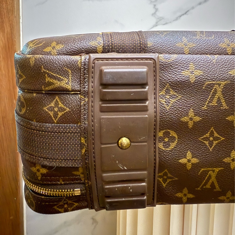 🌸 Louis Vuitton Sirius 老花旅行袋|復古控必收!LV老花-43