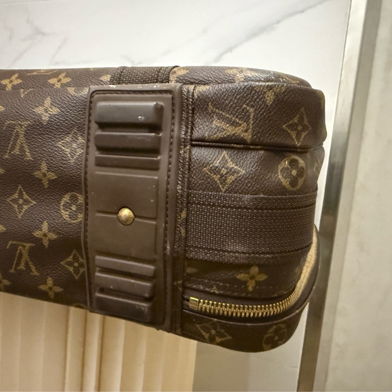 🌸 Louis Vuitton Sirius 老花旅行袋|復古控必收!LV老花-44