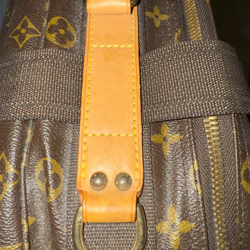 🌸 Louis Vuitton Sirius 老花旅行袋|復古控必收!LV老花-46