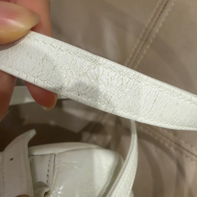 全配芯片款🈶️購證❤️香奈兒奶油白油蠟牛皮duma 雙肩包-64