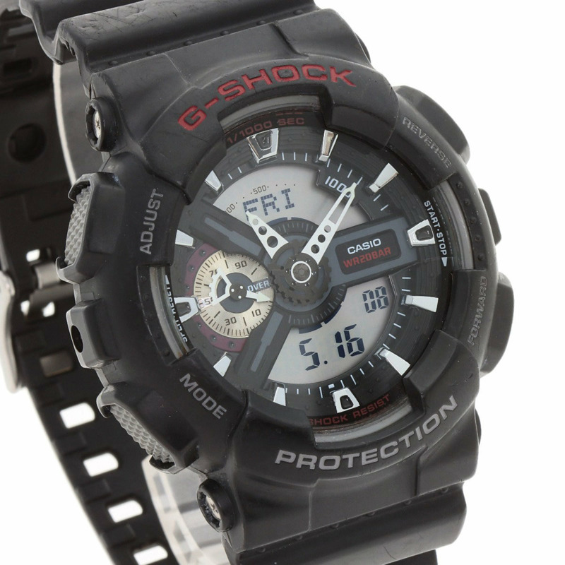 卡西歐 GA-110 G-Shock 手錶 不鏽鋼 樹脂 男式 CASIO-3