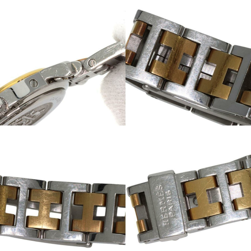 愛馬仕 CL4.220 Clipper 腕錶 不鏽鋼 SSxGP 女款 HERMES-7