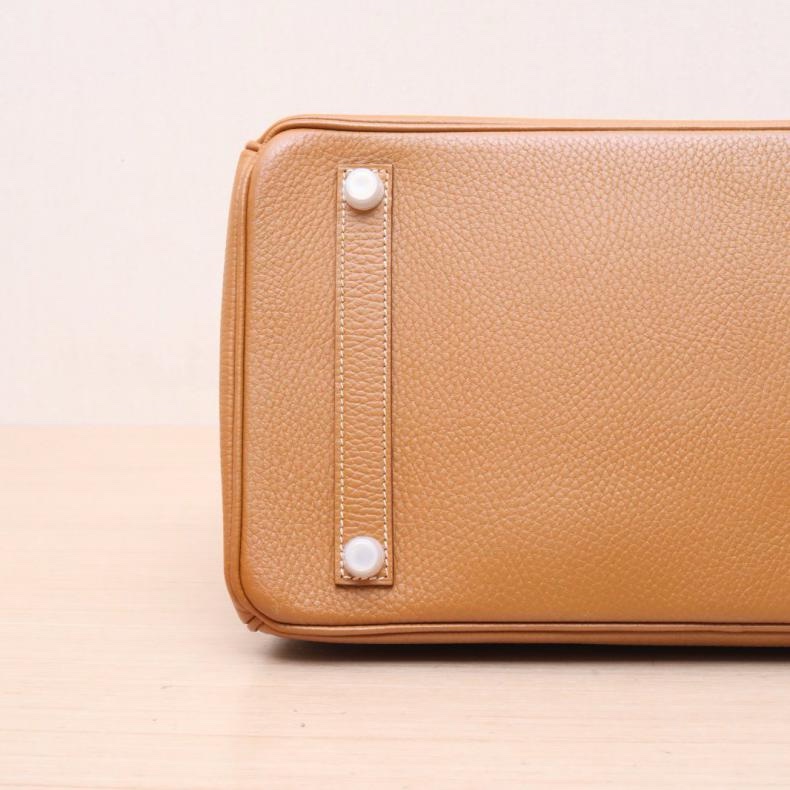 HERMES(愛馬仕) Birkin 35 21沙灘金 Buffalo 阿登皮 框C 金扣-3