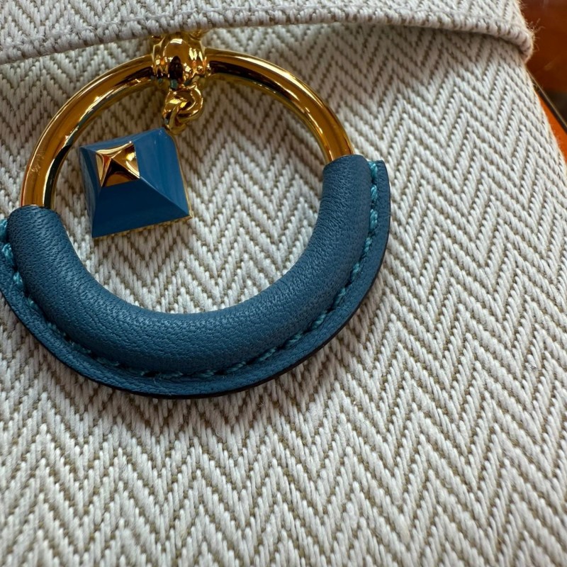 ✨持有香港正品正貨標籤(只做全新)✨ Hermes Loop Medor Pendant 藍色金頸鏈-3