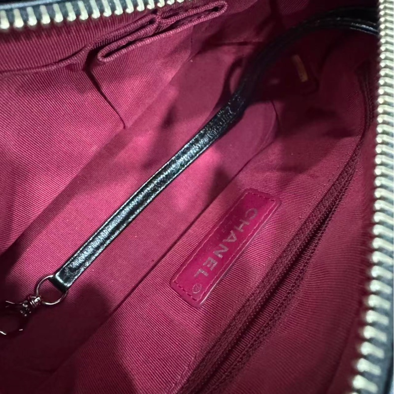 全配❤️ 香奈兒 黑金 流浪包 小號 gabrielle-53