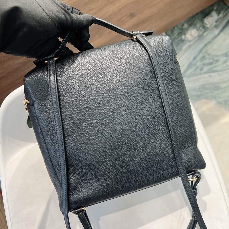 Loro Piana LP23.5 黑色後背包-2