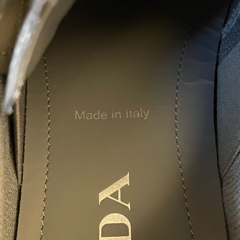 Prada 皮革 休閒鞋 運動鞋 男鞋 手工義大利製 近全新秀款-7
