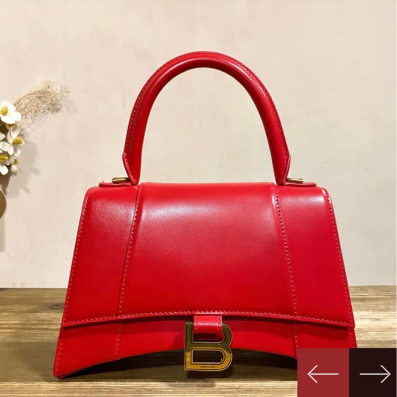 Balenciaga 小號紅色沙漏包 斜背包-0
