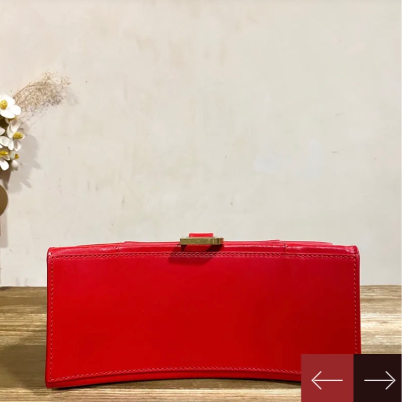 Balenciaga 小號紅色沙漏包 斜背包-6