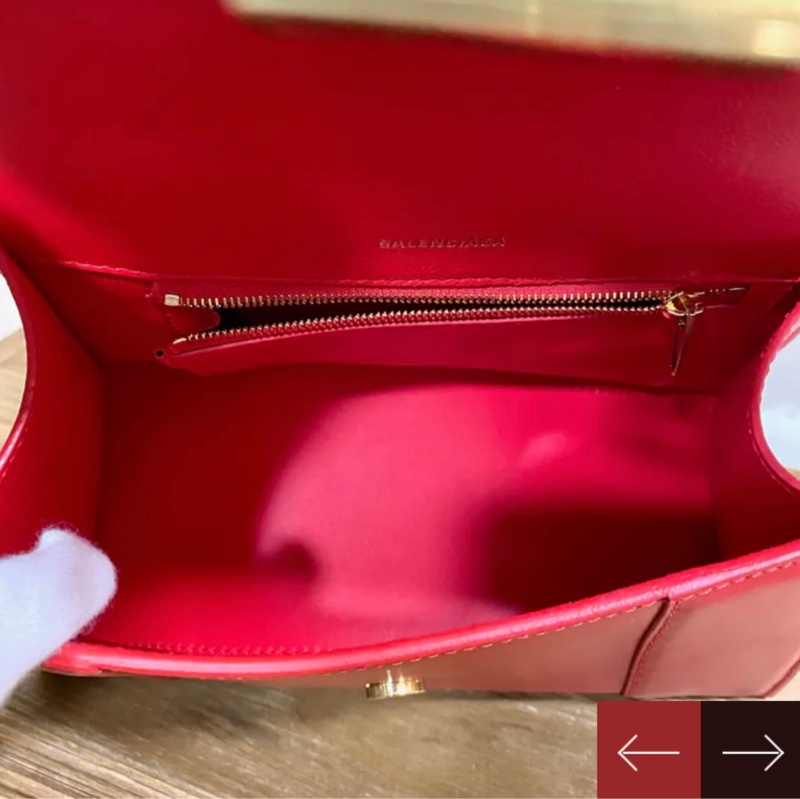 Balenciaga 小號紅色沙漏包 斜背包-7
