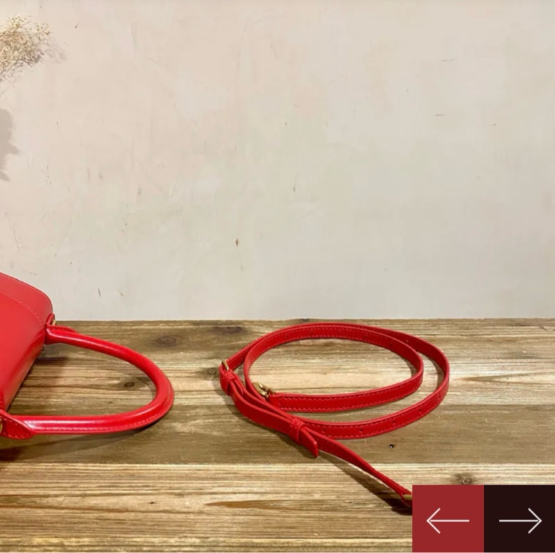 Balenciaga 小號紅色沙漏包 斜背包-8