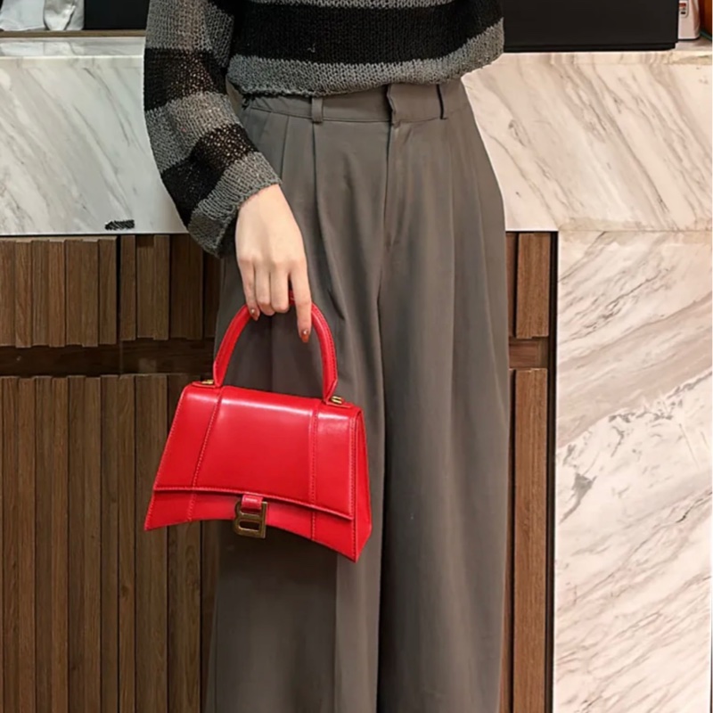 Balenciaga 小號紅色沙漏包 斜背包-9