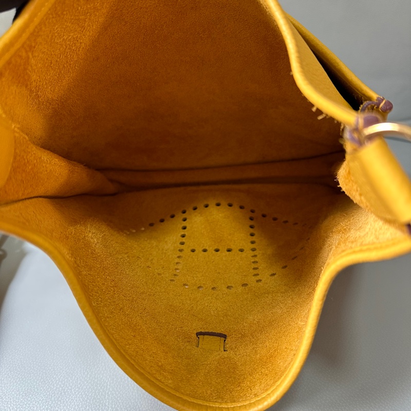 🐎Hermes 🐎 Hermes 愛馬仕 Evelvne29發財黃色TC皮銀扣D刻 成色非常好-4