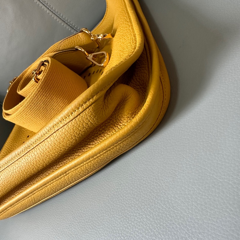 🐎Hermes 🐎 Hermes 愛馬仕 Evelvne29發財黃色TC皮銀扣D刻 成色非常好-10