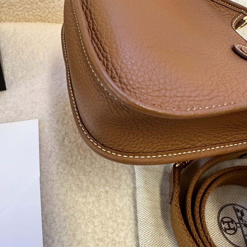 Hermes 愛馬仕 Evelyne 伊芙琳 Mini B刻金棕色單肩斜挎包-3