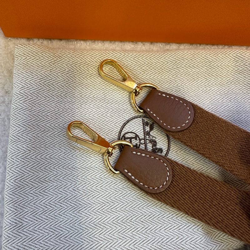Hermes 愛馬仕 Evelyne 伊芙琳 Mini B刻金棕色單肩斜挎包-6