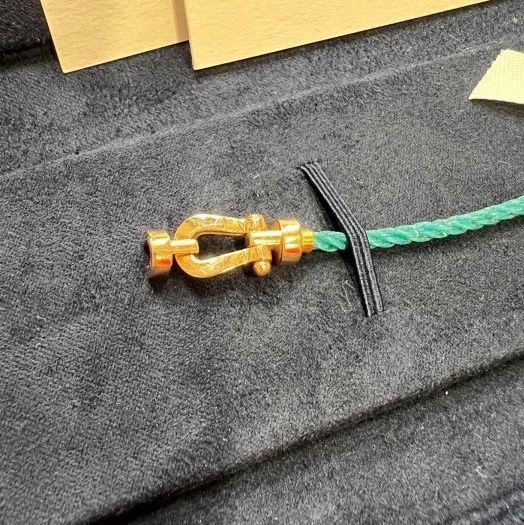 FRED 斐登Force10 18k玫瑰金 馬蹄 手環-1