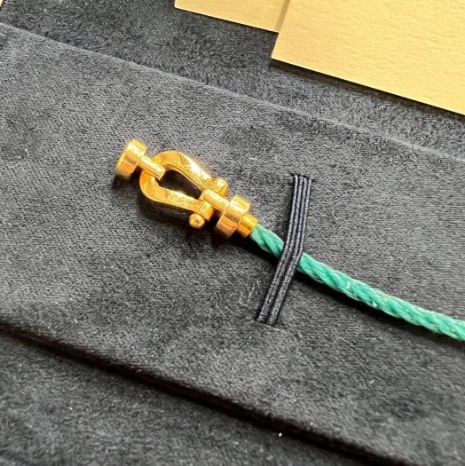 FRED 斐登Force10 18k玫瑰金 馬蹄 手環-2