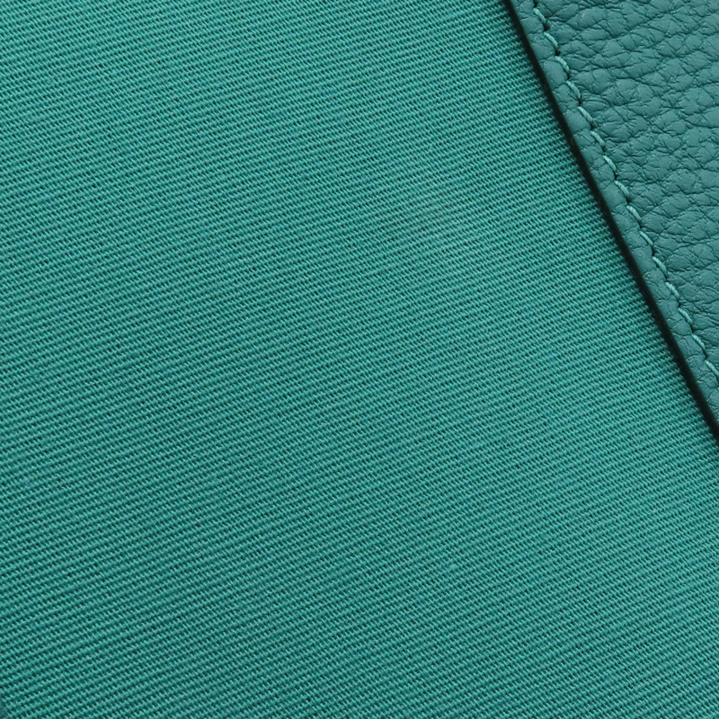 綠色 帆布 皮革 Garden Party 30 手提包 Y刻【HERMES 愛馬仕】-12