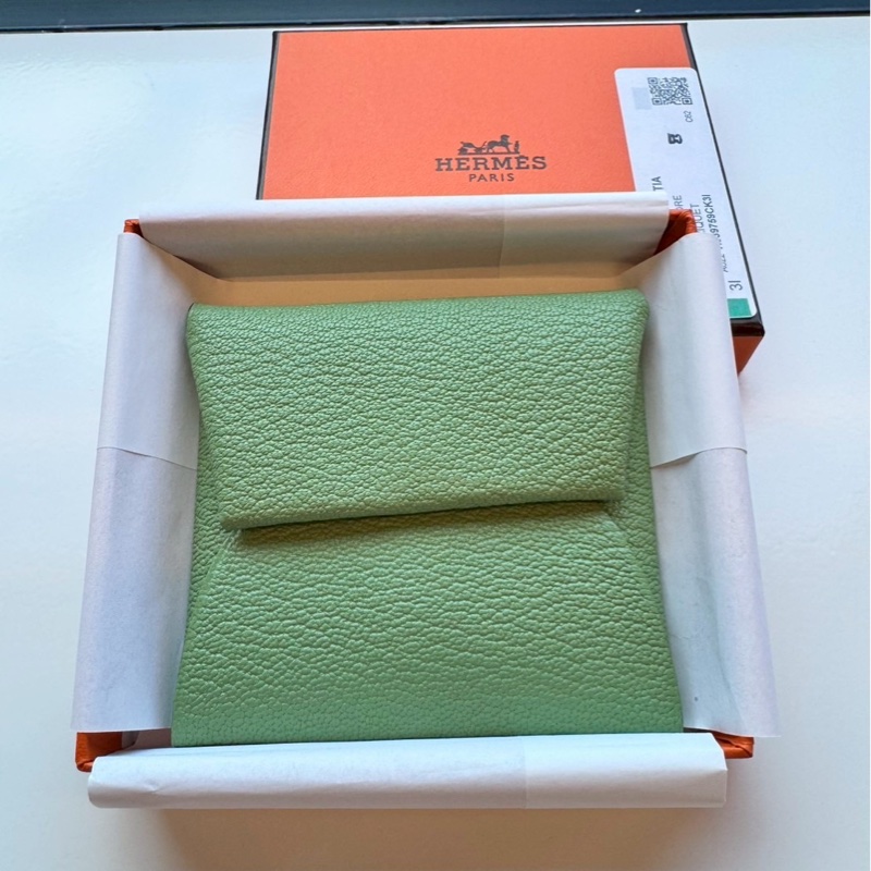 Hermes Bastia 零錢包 牛油果綠🥑-2