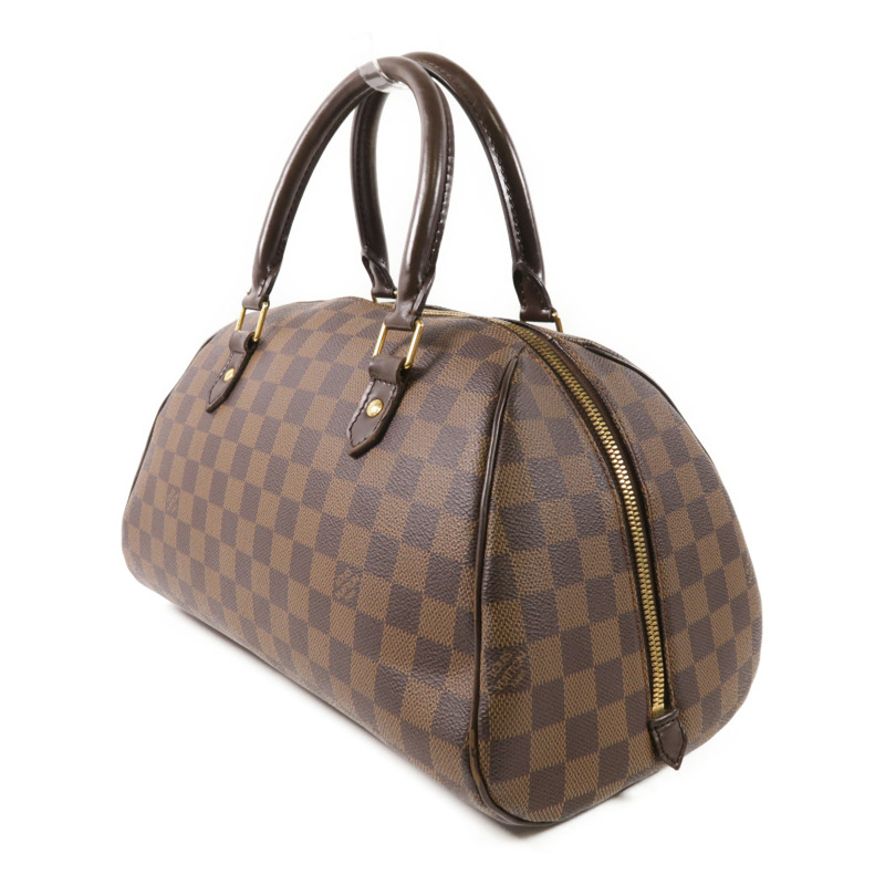 LOUIS VUITTON Damier Ribera金扣手挽袋-2