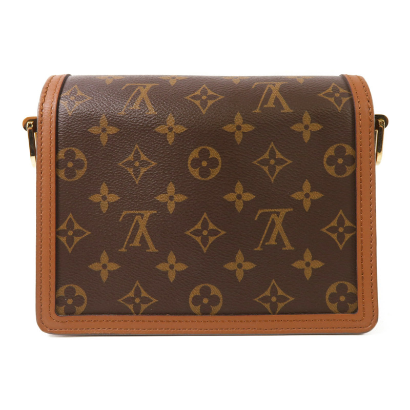 LOUIS VUITTON Monogrqam Reverse Mini Dauphine肩背袋棕色-1