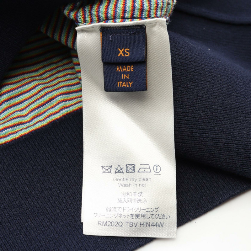 路易威登 (LOUIS VUITTON) 男士針織衫 RM202Q 人造絲棉 海軍藍-4