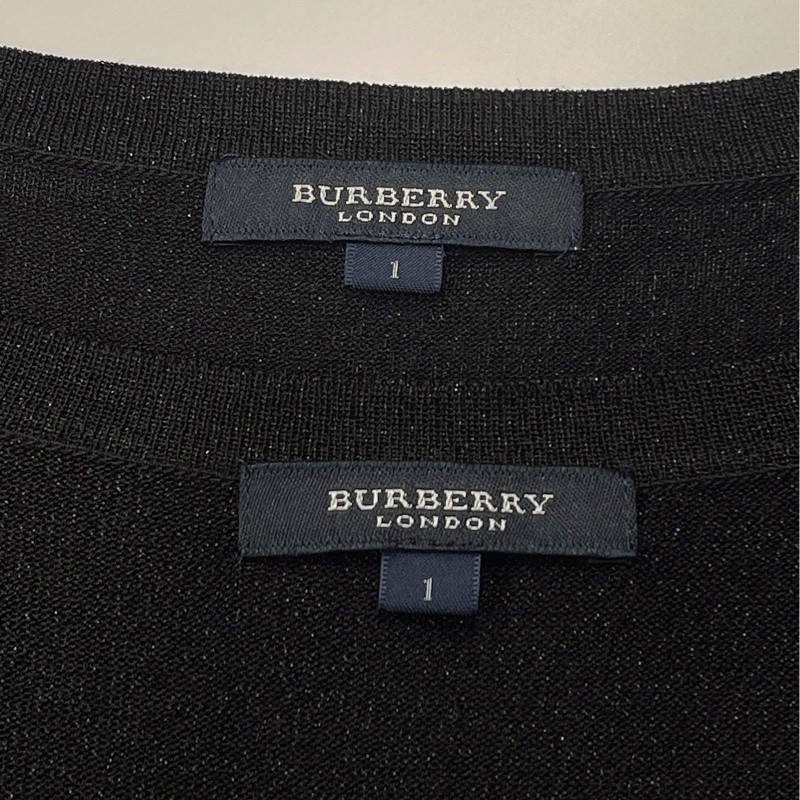 BURBERRY 倫敦 銀蔥口袋戰馬刺繡上衣+開襟外套-8