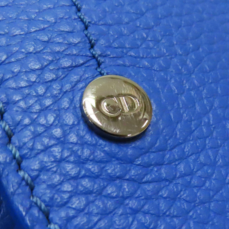 藍色皮革 肩背包-13